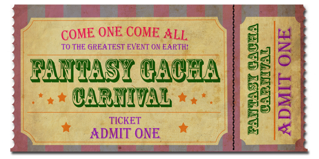 Fantasy Gacha Carnival event - sponsor
